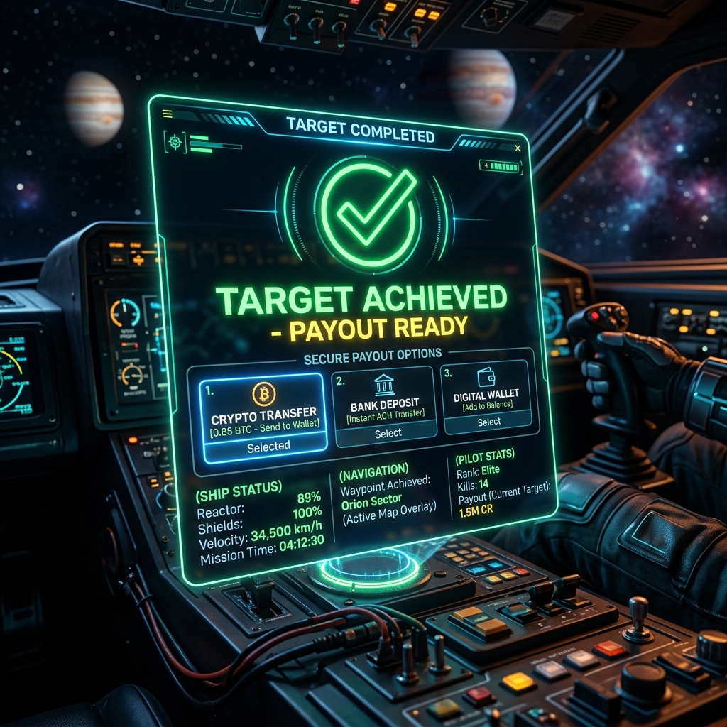 Payout target completion